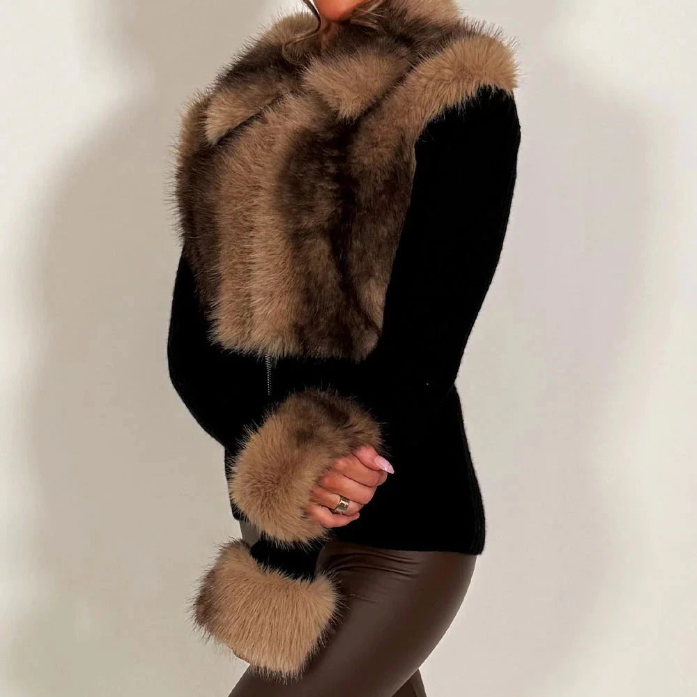 CHIARA FUR CARDIGAN